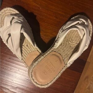Oasis Society Cream Espadrille Sandals